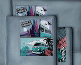 Panel Baumwolljersey Getaway by Thorsten Berger